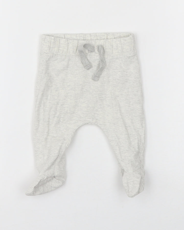 George Baby Grey   Jogger Trousers Size 0-3 Months