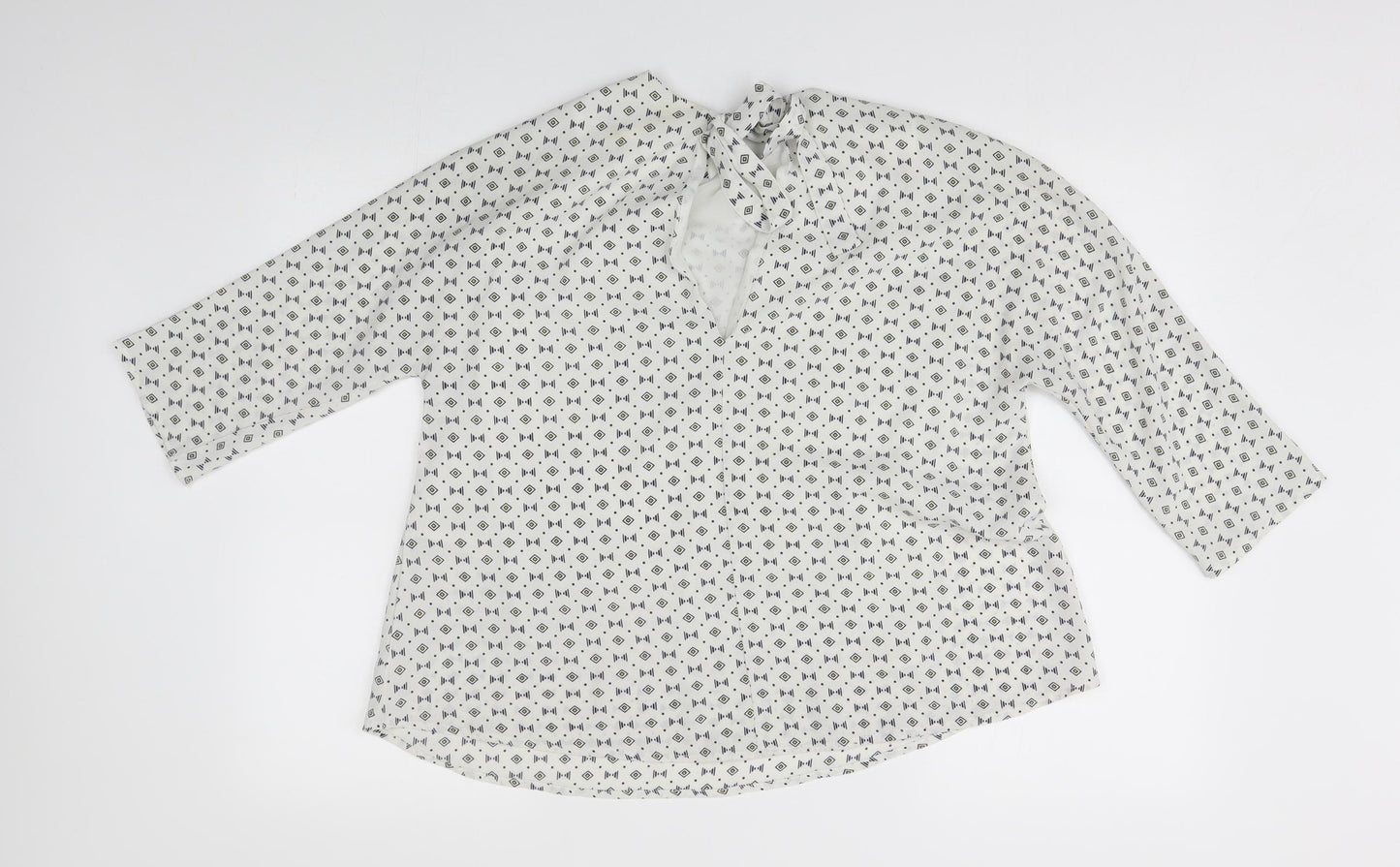 sweewe Womens White   Basic Blouse Size S  -