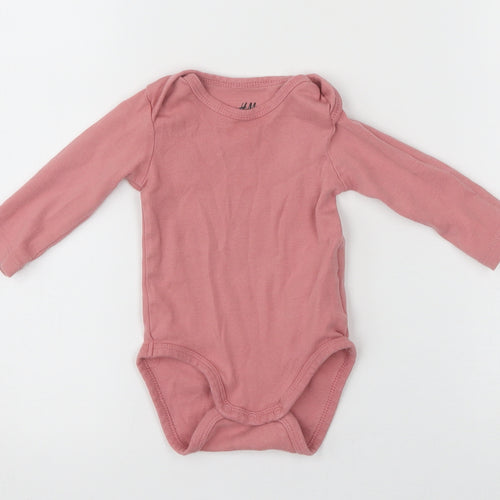 H&M Baby Pink   Babygrow One-Piece Size 0-3 Months