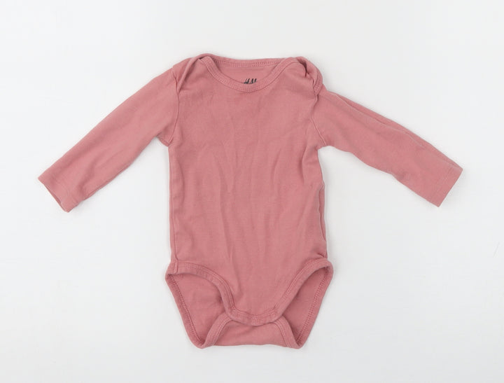 H&M Baby Pink   Babygrow One-Piece Size 0-3 Months