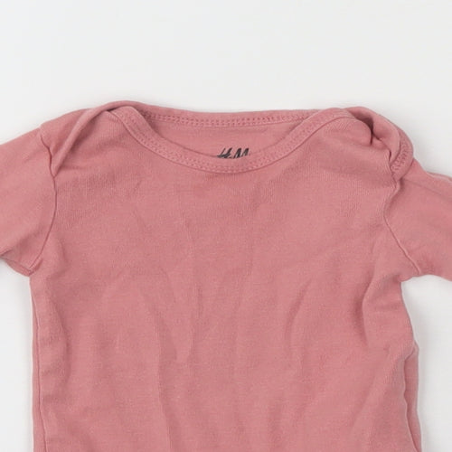 H&M Baby Pink   Babygrow One-Piece Size 0-3 Months