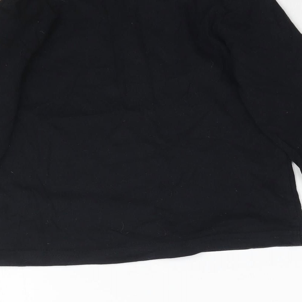 Primark Boys Black   Basic T-Shirt Size 2-3 Years  - Dinosaur Roarsome