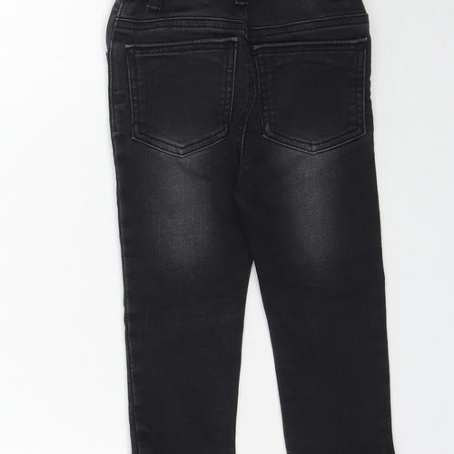 Matalan Boys Black  Denim Skinny Jeans Size 2-3 Years