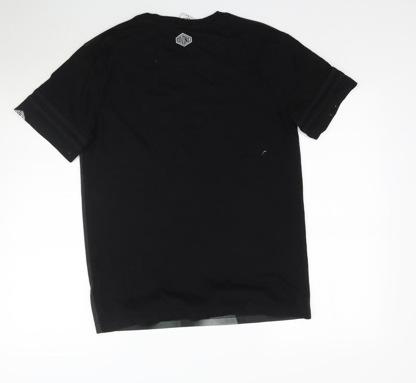 Blue Inc Mens Black    T-Shirt Size L