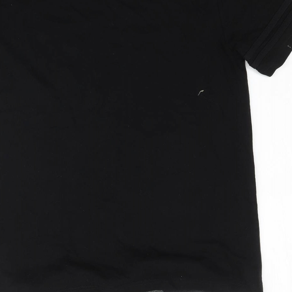 Blue Inc Mens Black    T-Shirt Size L