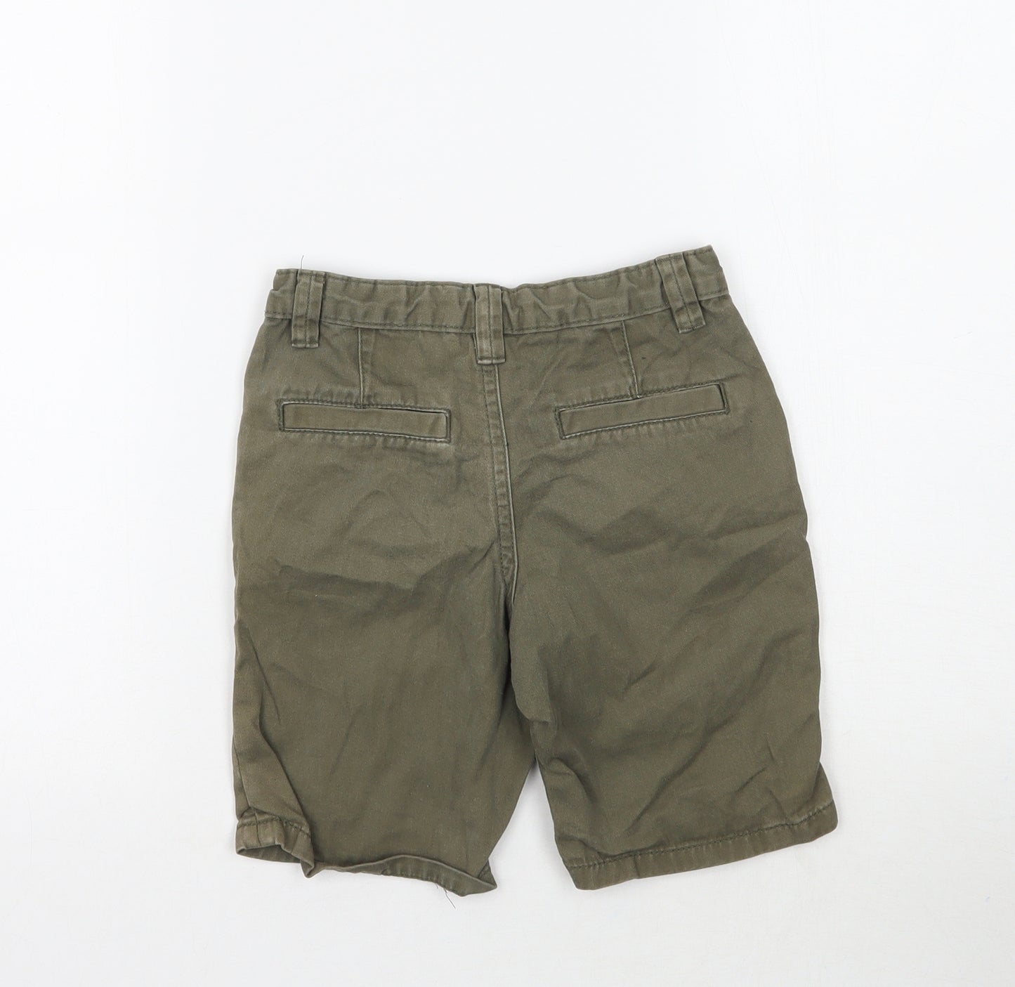 Denim Co. Boys Green   Bermuda Shorts Size 5-6 Years