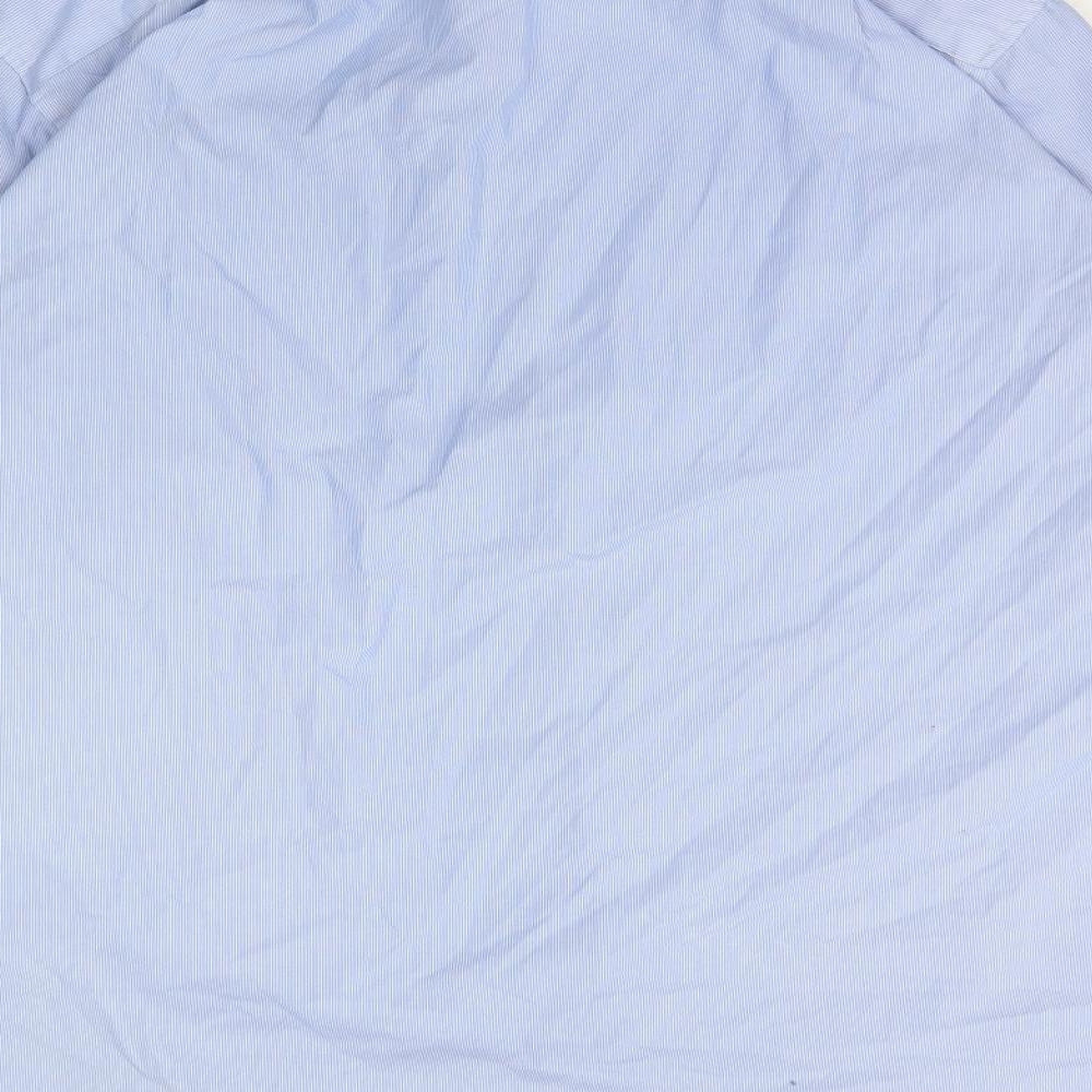 Marks and Spencer Mens Blue    Dress Shirt Size 17