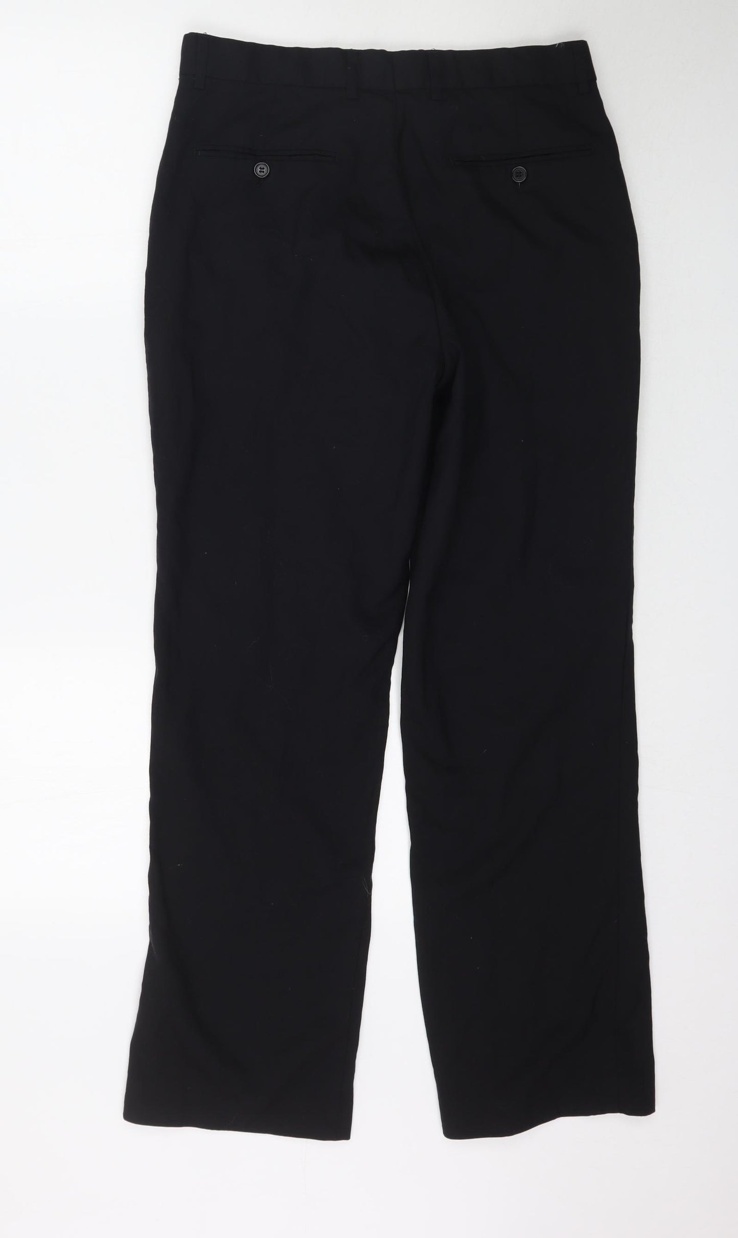 George Mens Black   Trousers  Size 32 L31 in
