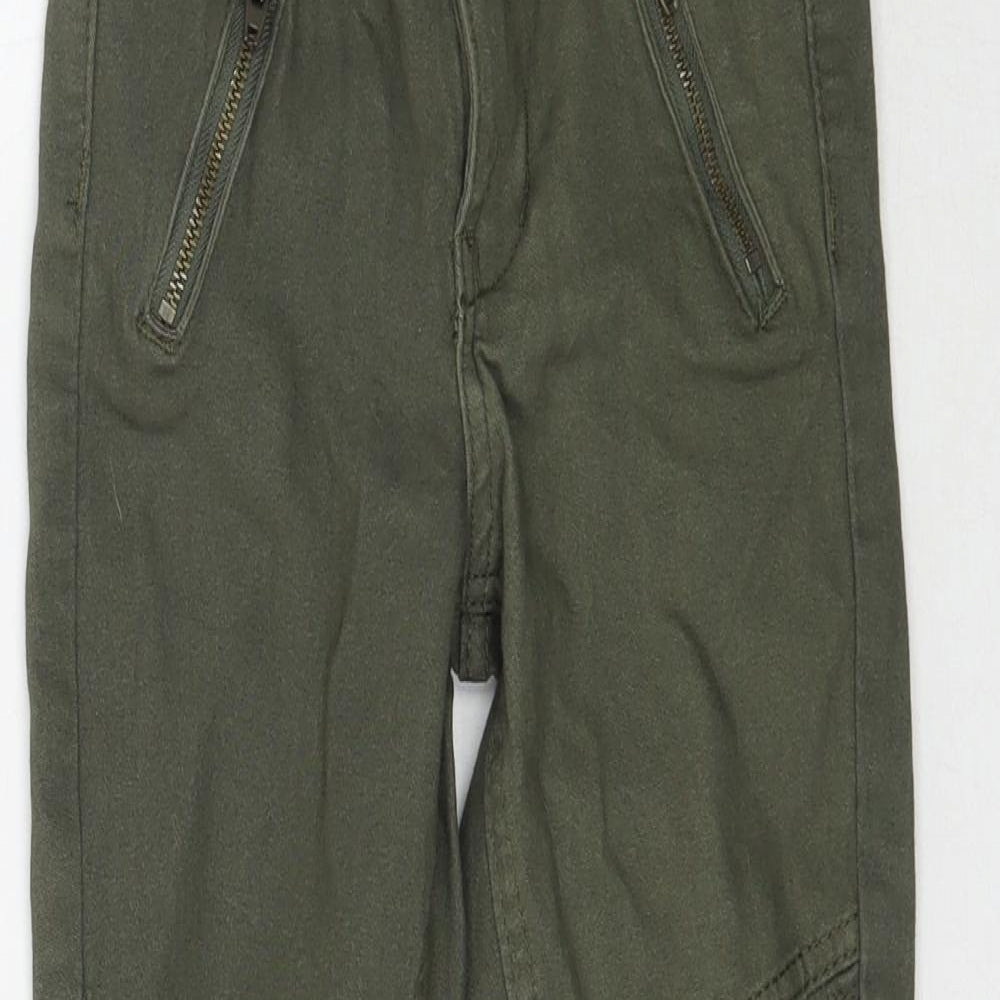 Preworn Boys Green    Trousers Size 6-7 Years