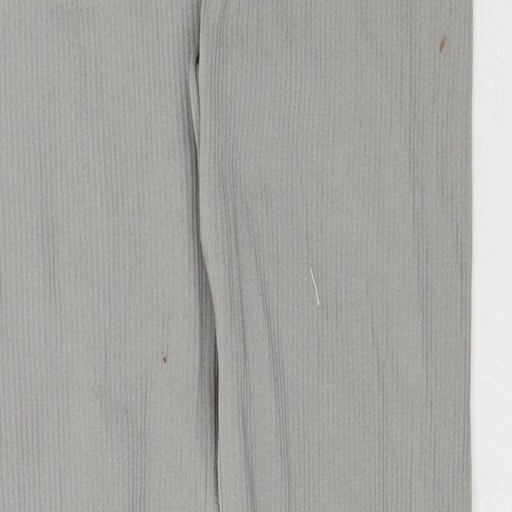 Pretty Little thing Womens Grey    Leggings Size M L27 in