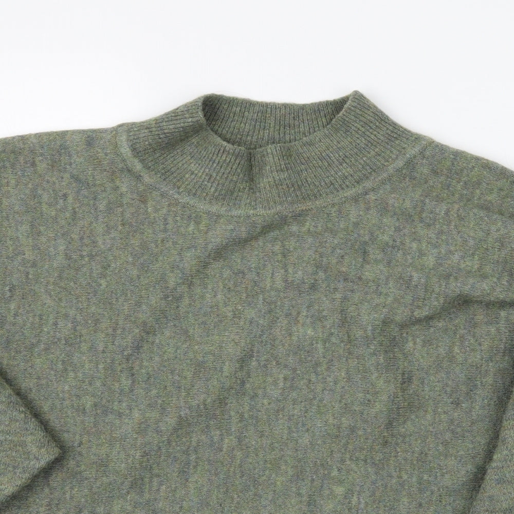 H&M Womens Green  Knit Pullover Jumper Size XL  - Batwing