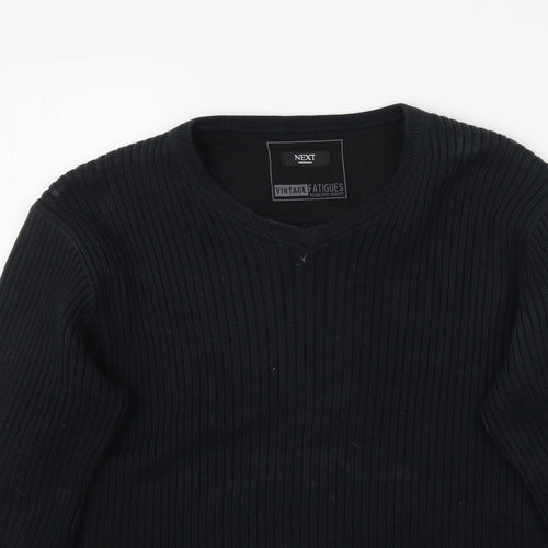NEXT Mens Blue  Knit Pullover Jumper Size M