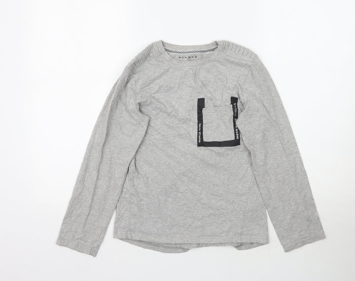 Nutmeg Boys Grey   Basic T-Shirt Size 10-11 Years