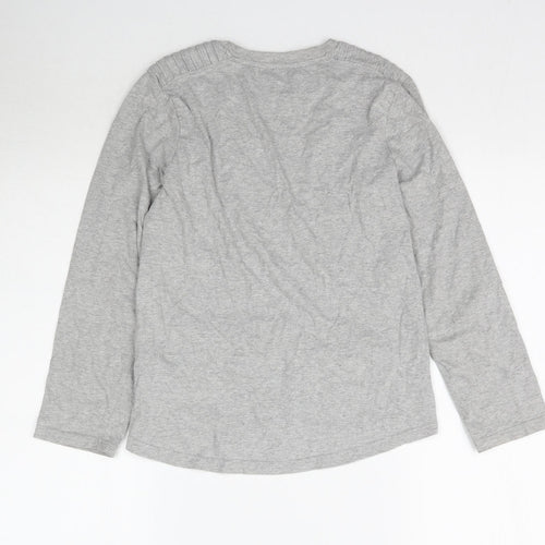 Nutmeg Boys Grey   Basic T-Shirt Size 10-11 Years