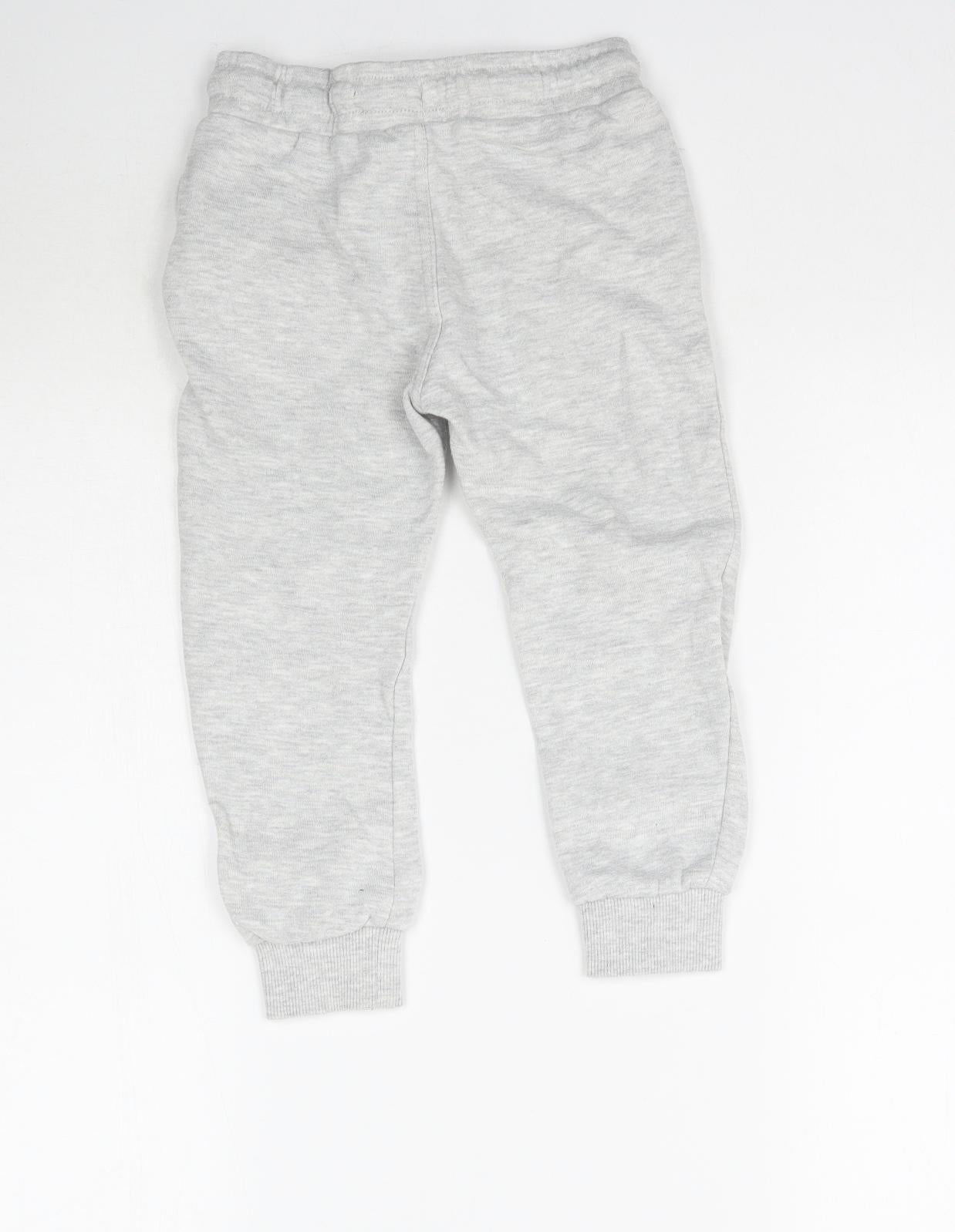 F&F Boys Grey   Jogger Trousers Size 3-4 Years