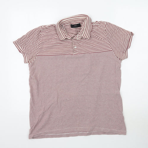ACW85 Mens Purple    Polo Size L
