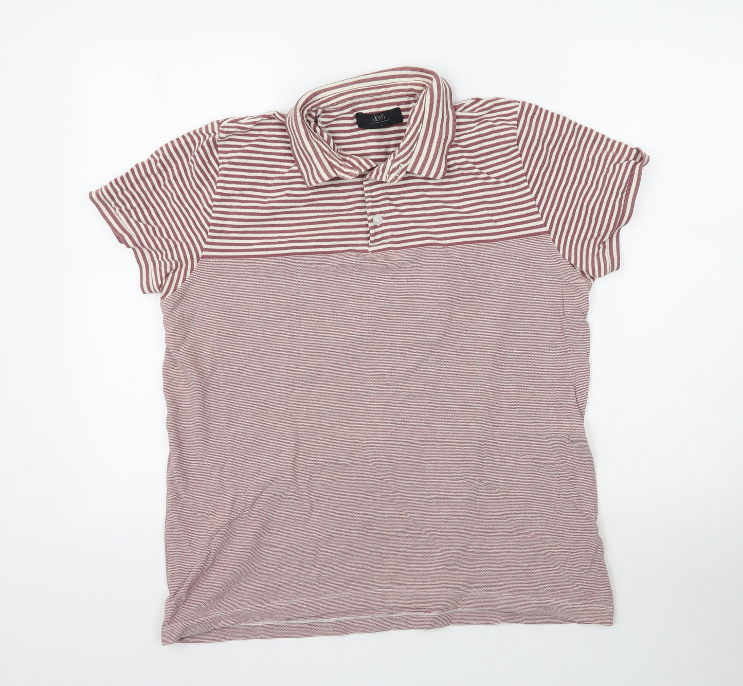 ACW85 Mens Purple    Polo Size L