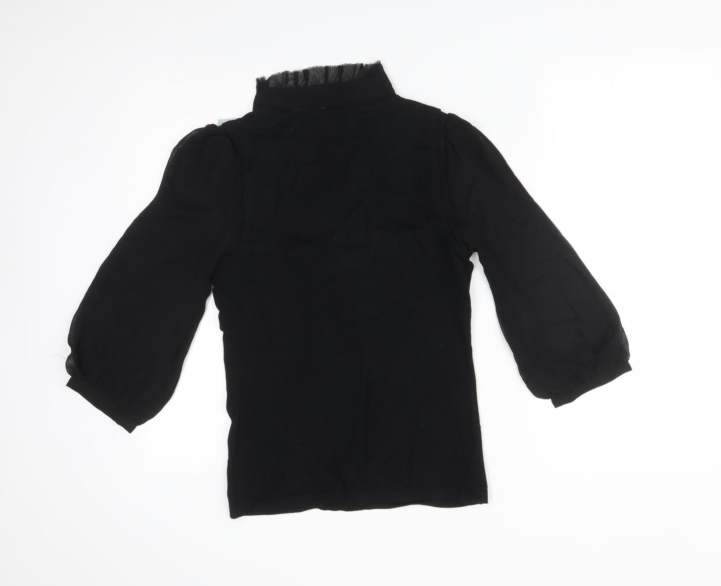 Red Herring Womens Black   Basic T-Shirt Size 10