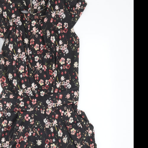 BLUE VANILLA Womens Multicoloured Floral  Bodycon  Size 10