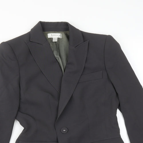 Jesire Womens Grey   Jacket Suit Jacket Size 6