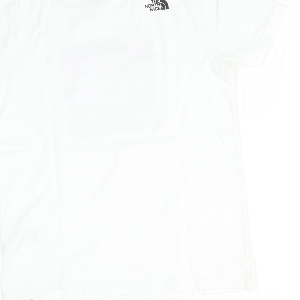 The North Face Boys White   Basic T-Shirt Size L