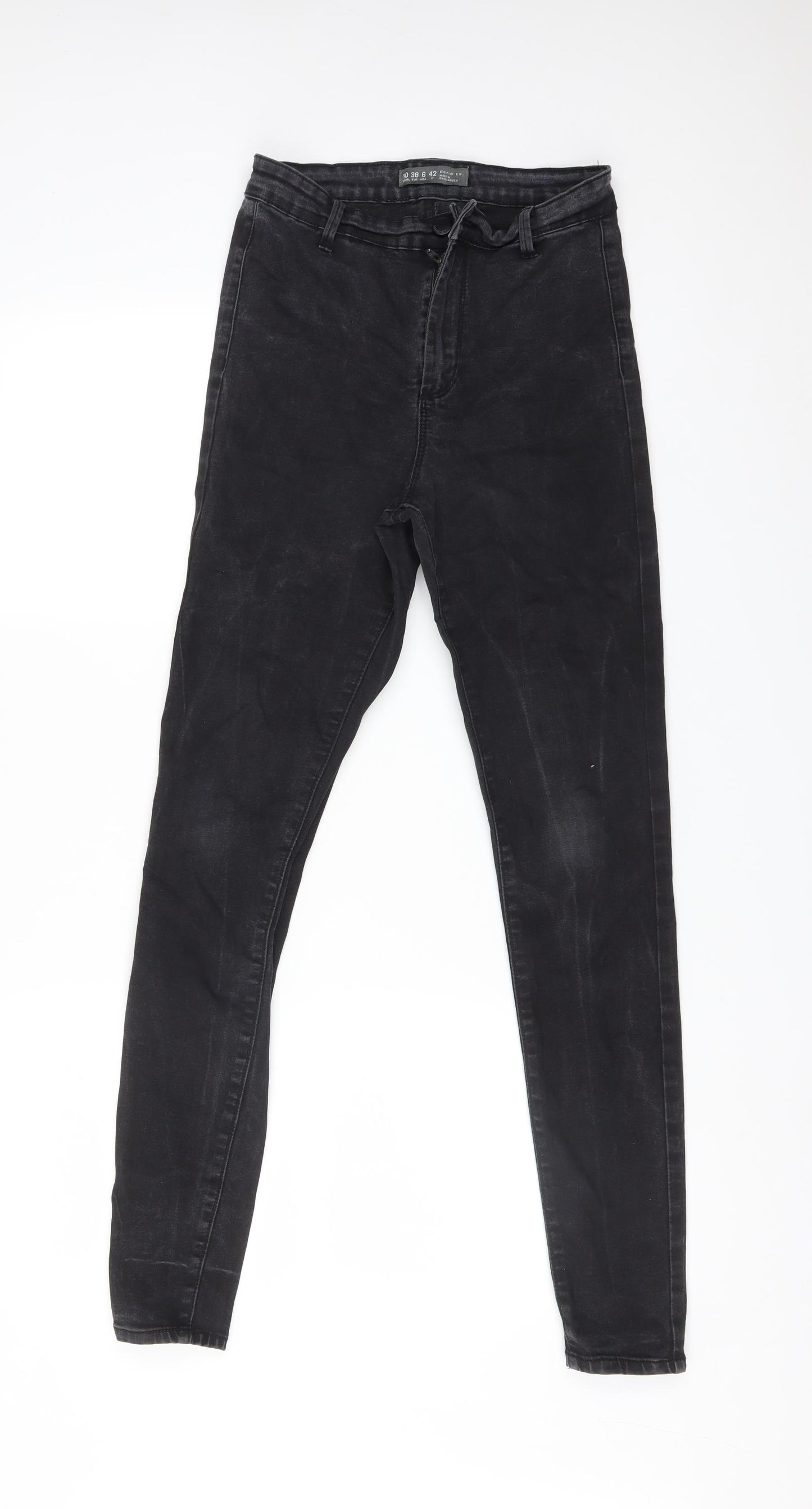DENIM CO Womens Black   Jegging Jeans Size 10 L30 in