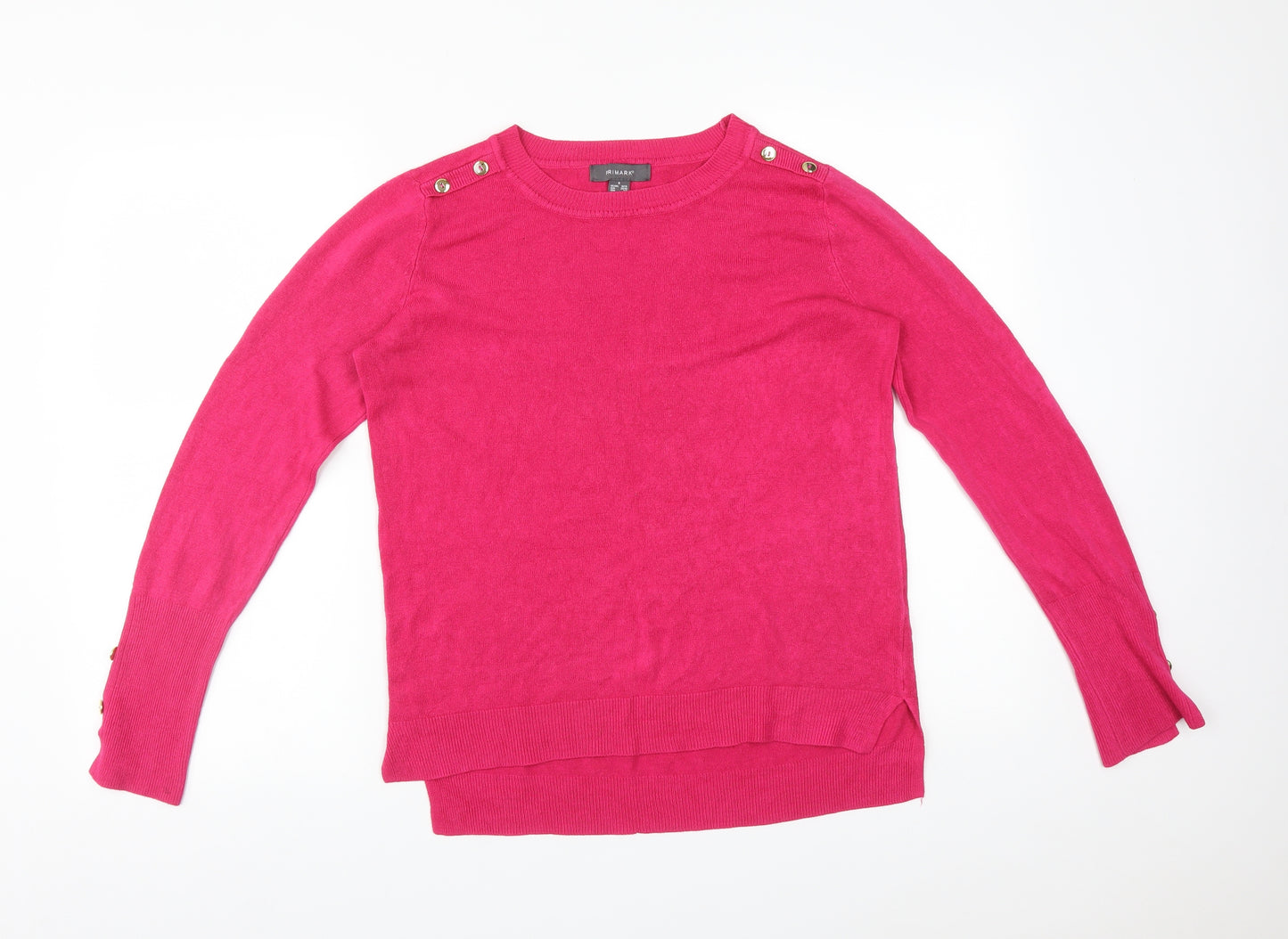 Primark Womens Pink   Pullover Sweatshirt Size S