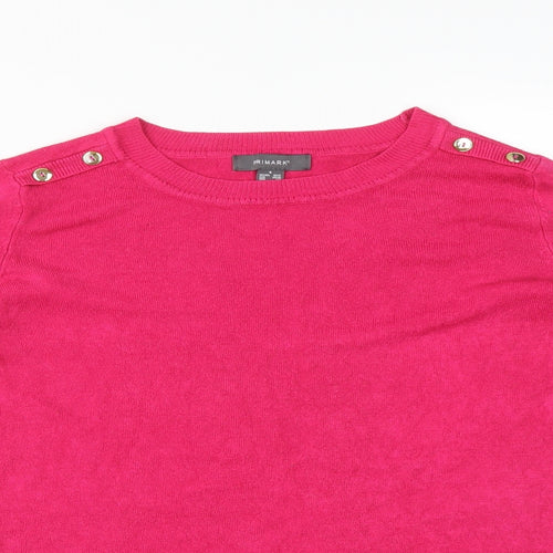 Primark Womens Pink   Pullover Sweatshirt Size S