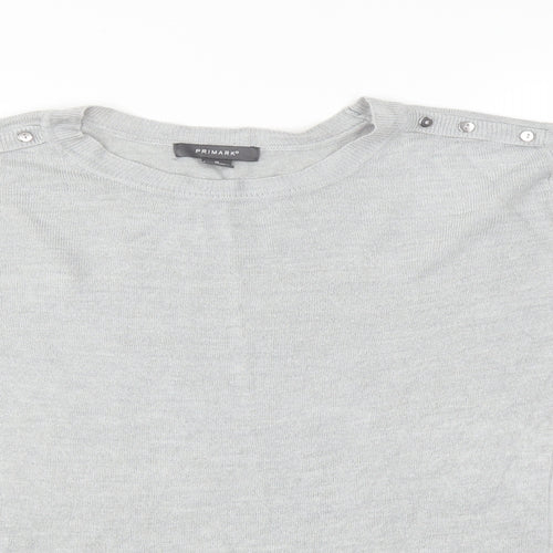 Primark Womens Grey   Pullover Sweatshirt Size M