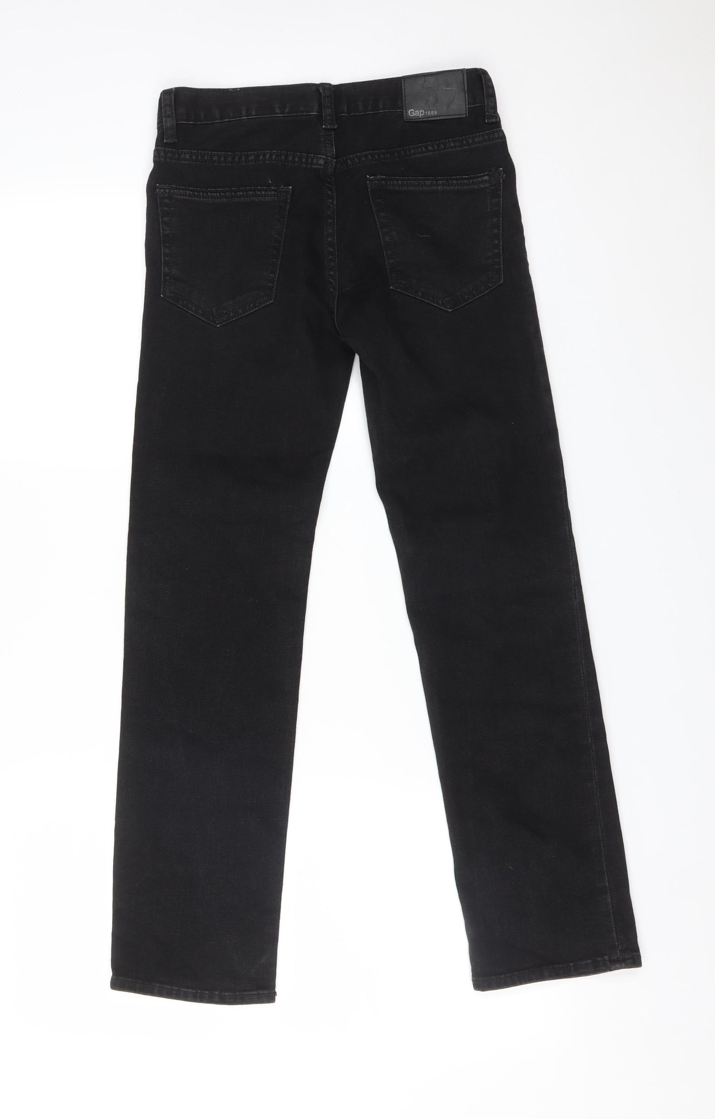 Gap Girls Black   Straight Jeans Size 12 Years