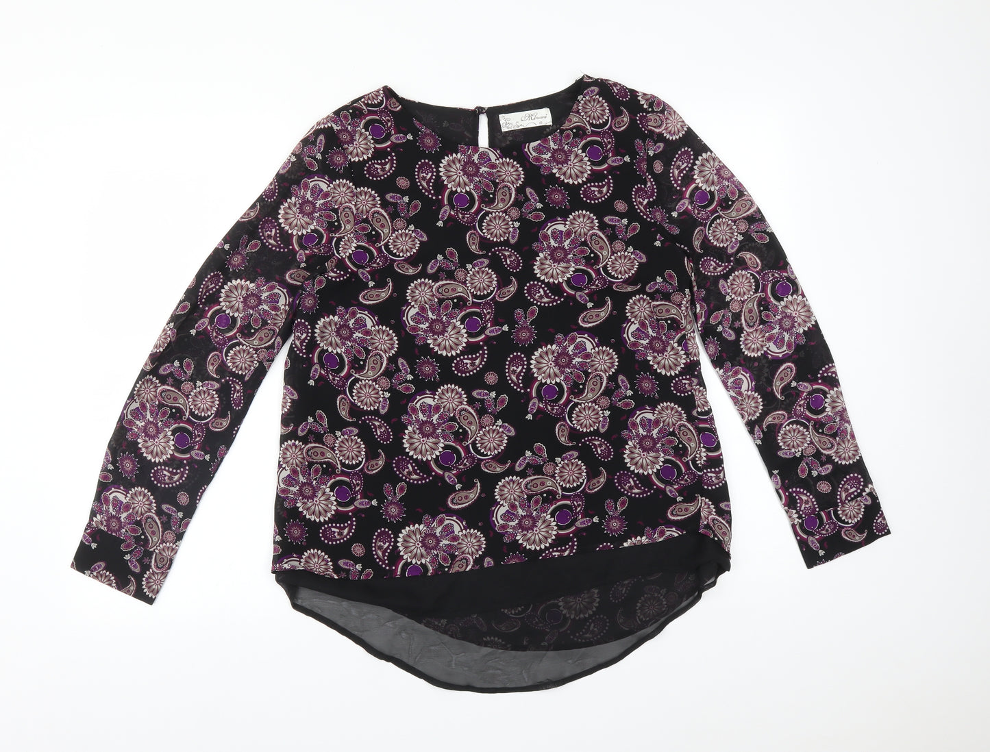 MIRUMI Womens Multicoloured Paisley  Basic Blouse Size 10