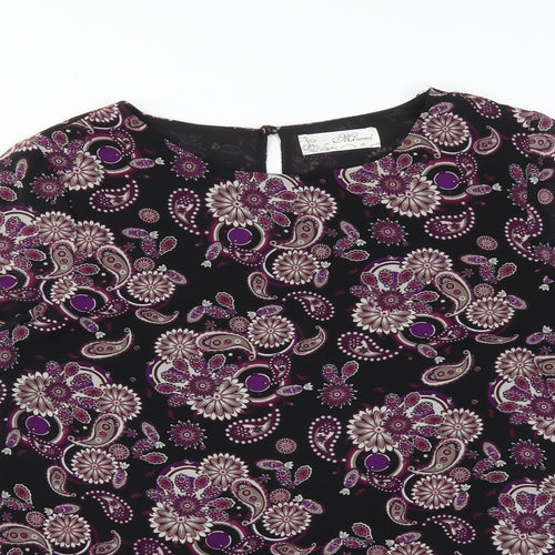 MIRUMI Womens Multicoloured Paisley  Basic Blouse Size 10