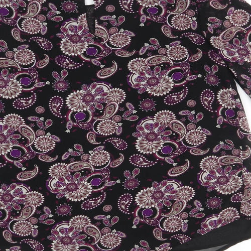 MIRUMI Womens Multicoloured Paisley  Basic Blouse Size 10