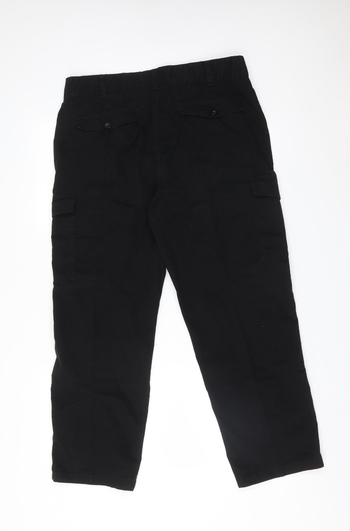 Mountain Warehouse Mens Black   Cargo Trousers Size 34 L27 in