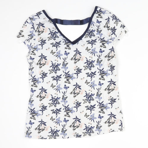 Dorothy Perkins Womens Multicoloured Geometric  Basic T-Shirt Size 12  - BUTTERFLY