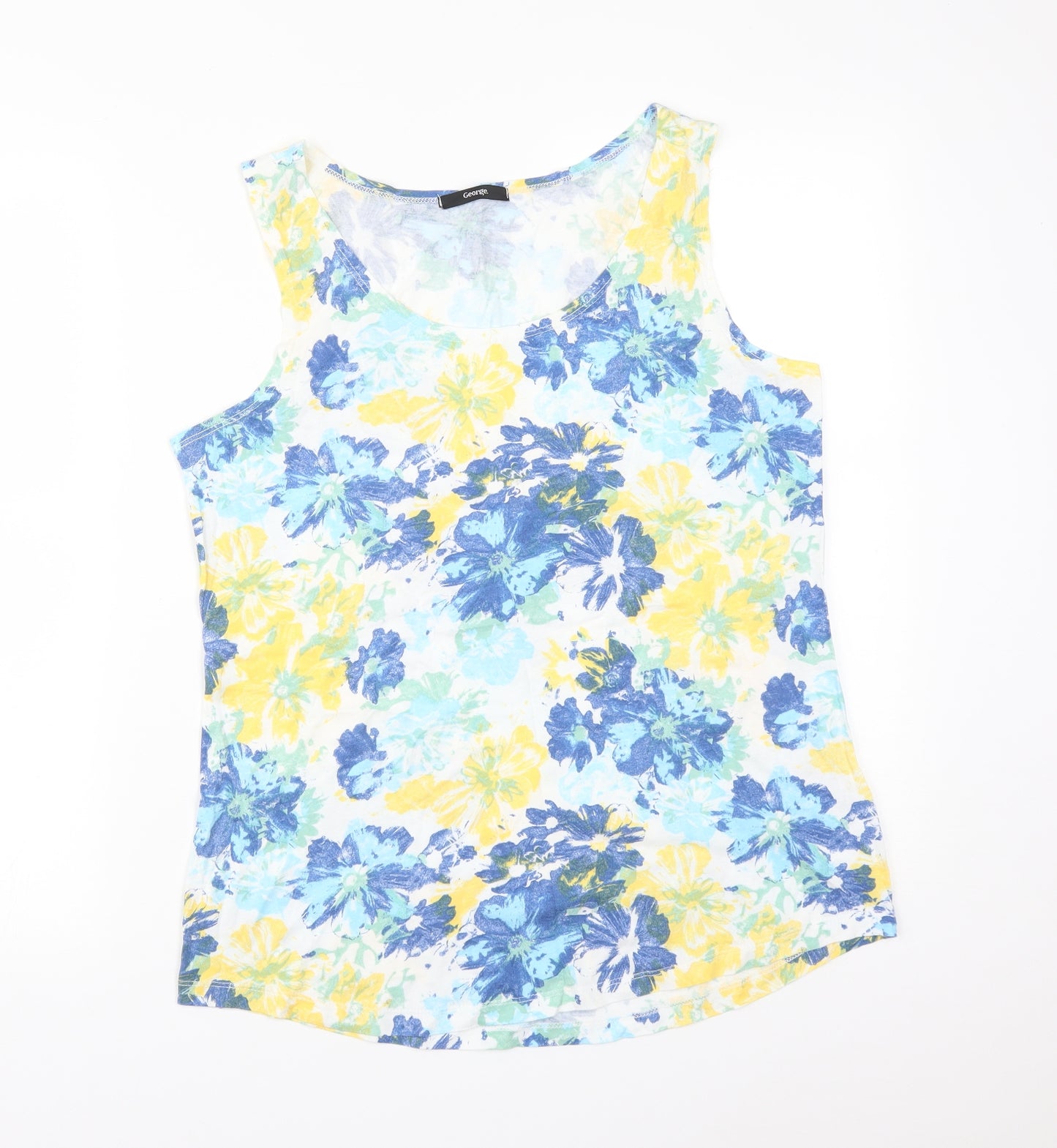 George Womens Multicoloured Floral  Basic T-Shirt Size 16