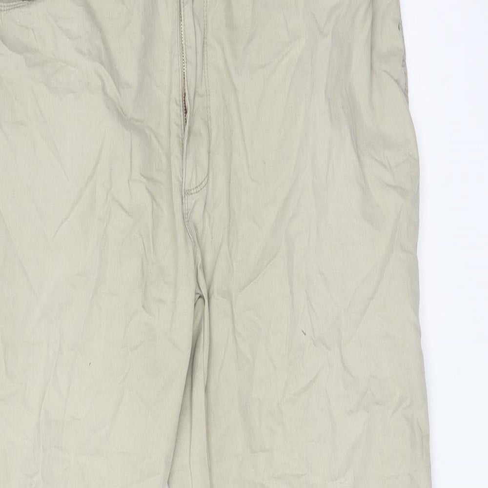 BOSTON CREW Mens Beige   Chino Trousers Size 38 L29 in