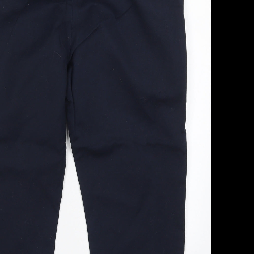 Marks and Spencer Womens Blue   Cropped Trousers Size 12 L20 in