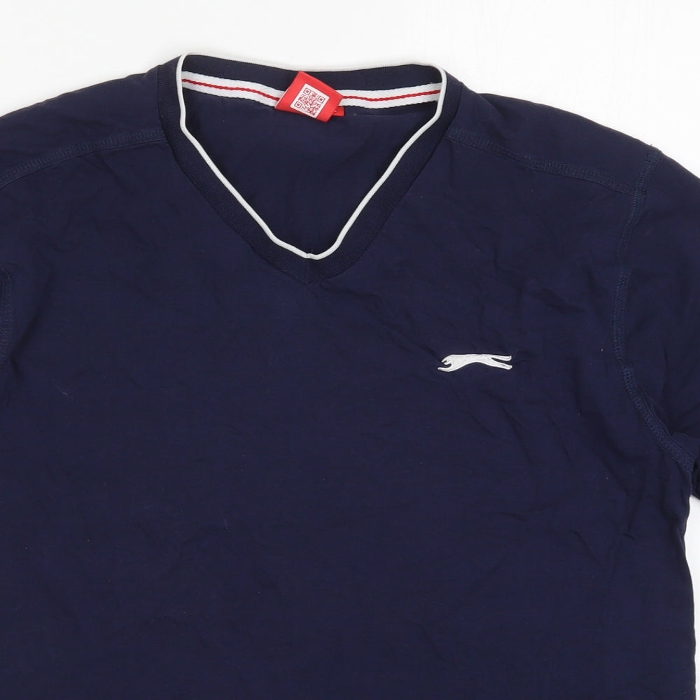 Slazenger Mens Blue    T-Shirt Size L