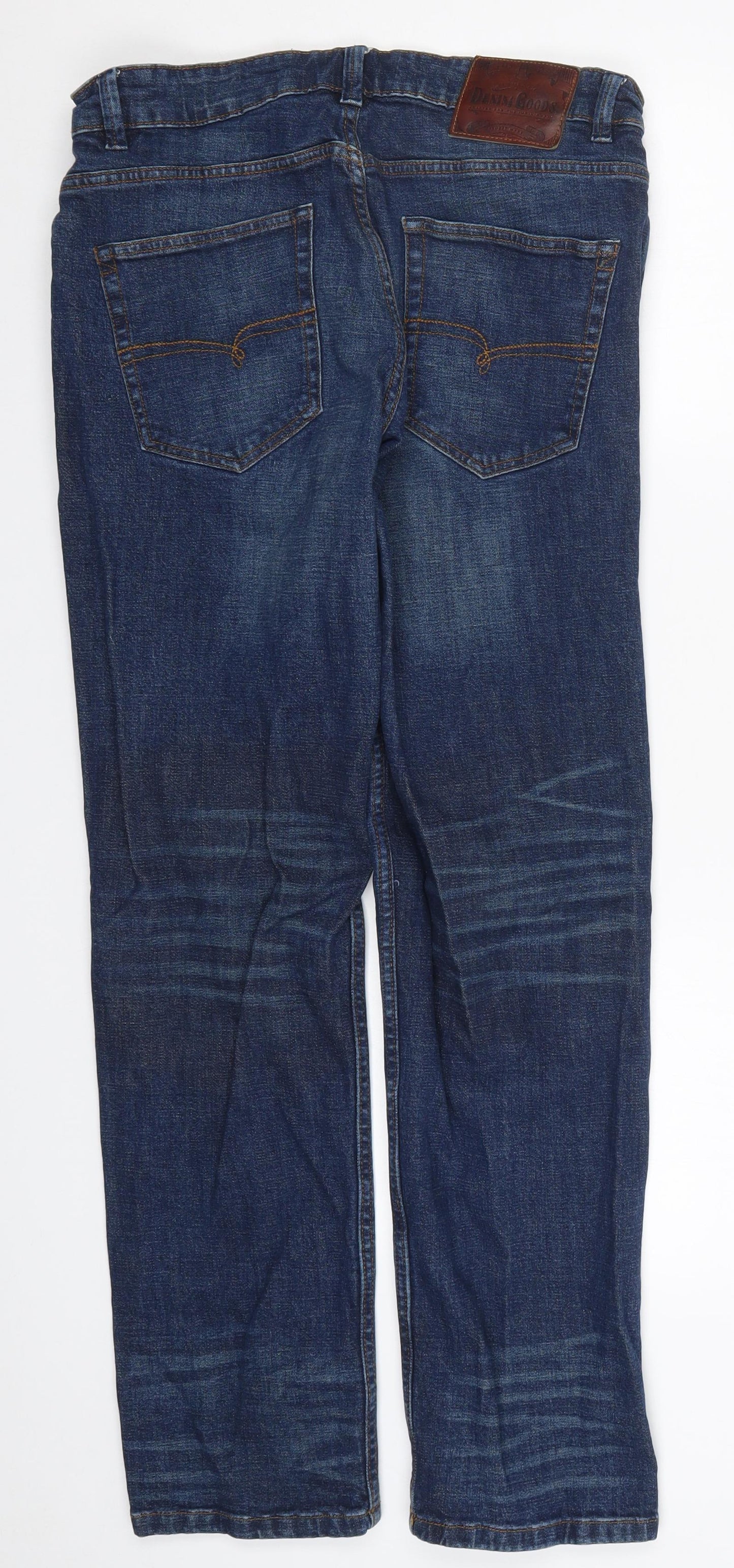 NEXT Mens Blue  Denim Straight Jeans Size 32 L31 in