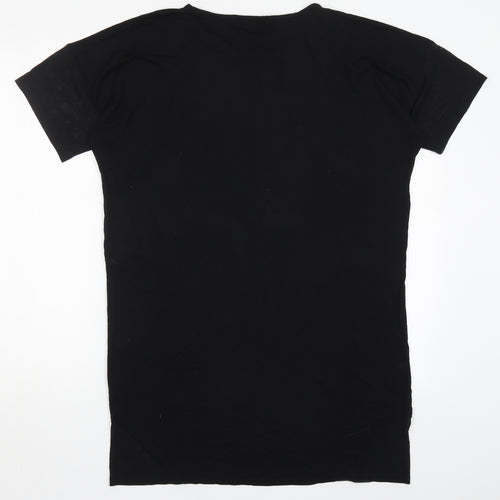 Missguided Womens Black   T-Shirt Dress  Size 8