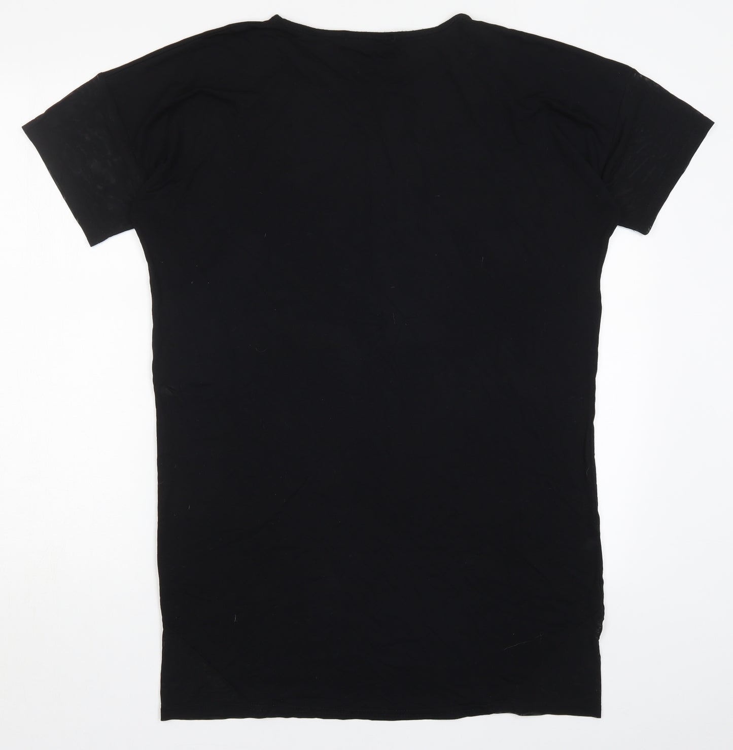 Missguided Womens Black   T-Shirt Dress  Size 8