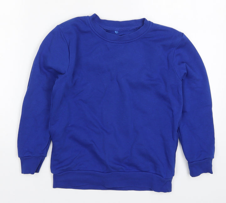 George Boys Blue   Pullover Sweatshirt Size 7-8 Years