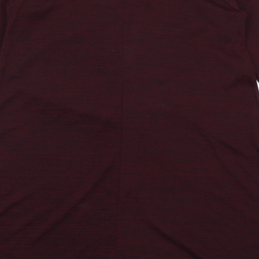 Boohoo Womens Purple   A-Line  Size 8  - Burgundy