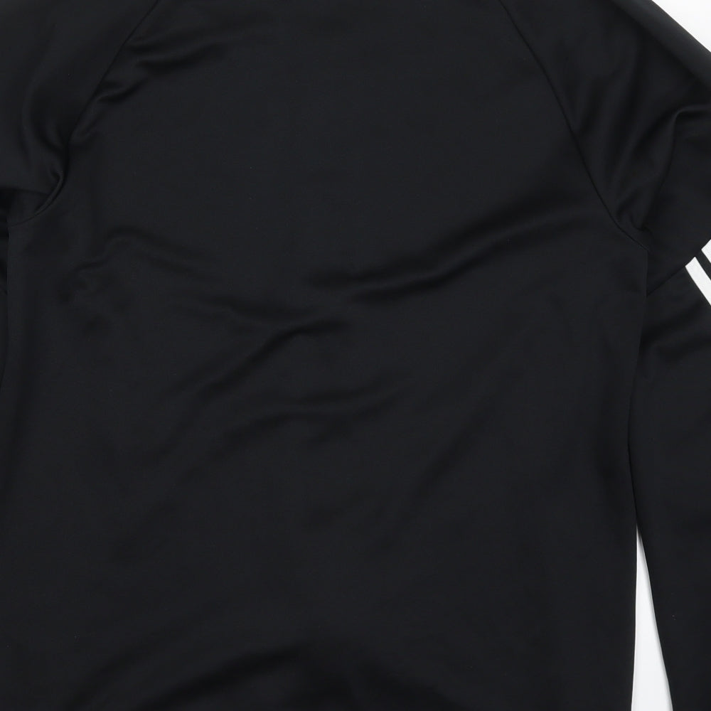 adidas Mens Black   Full Zip Sweatshirt Size S