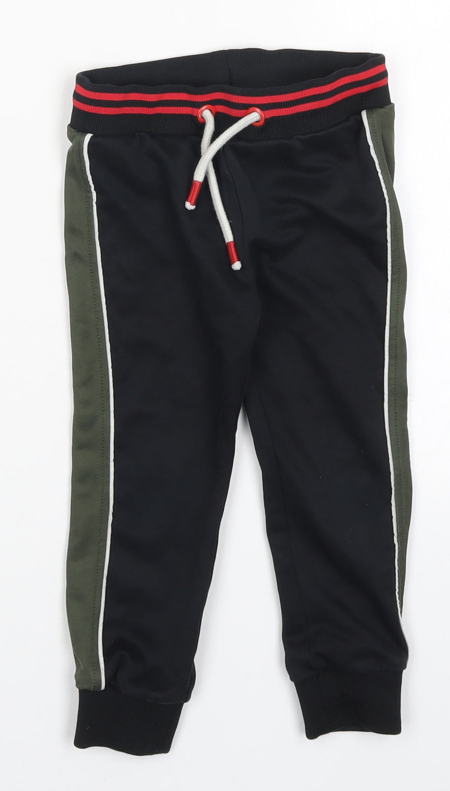 Marks and Spencer Boys Multicoloured Colourblock  Sweatpants Trousers Size 3-4 Years