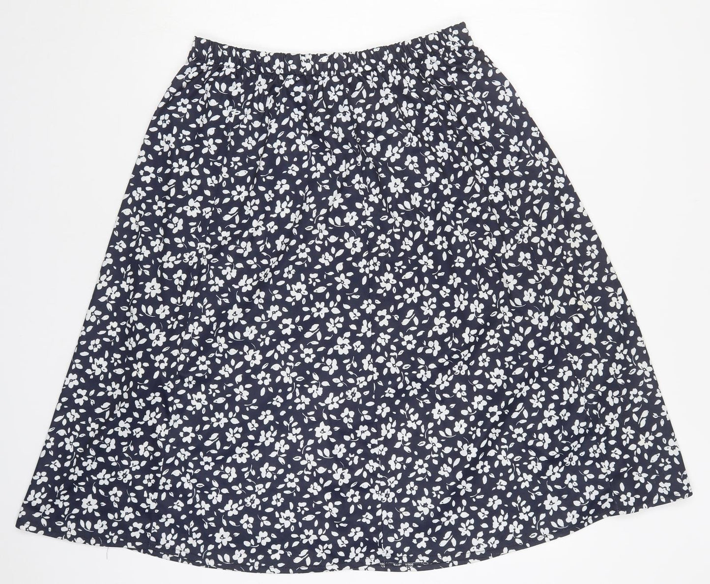 Sedagyl Womens Blue Floral  Skater Skirt Size 16