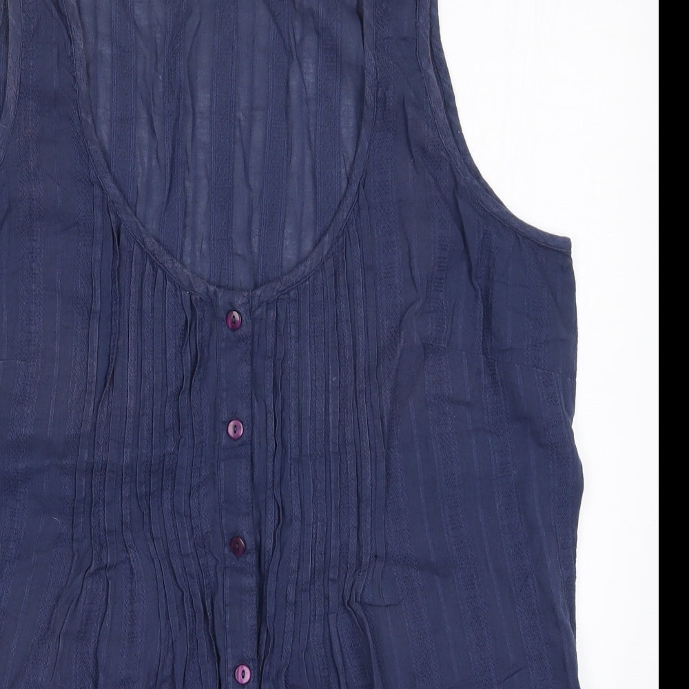 Simply Be Womens Blue   Basic Tank Size 18