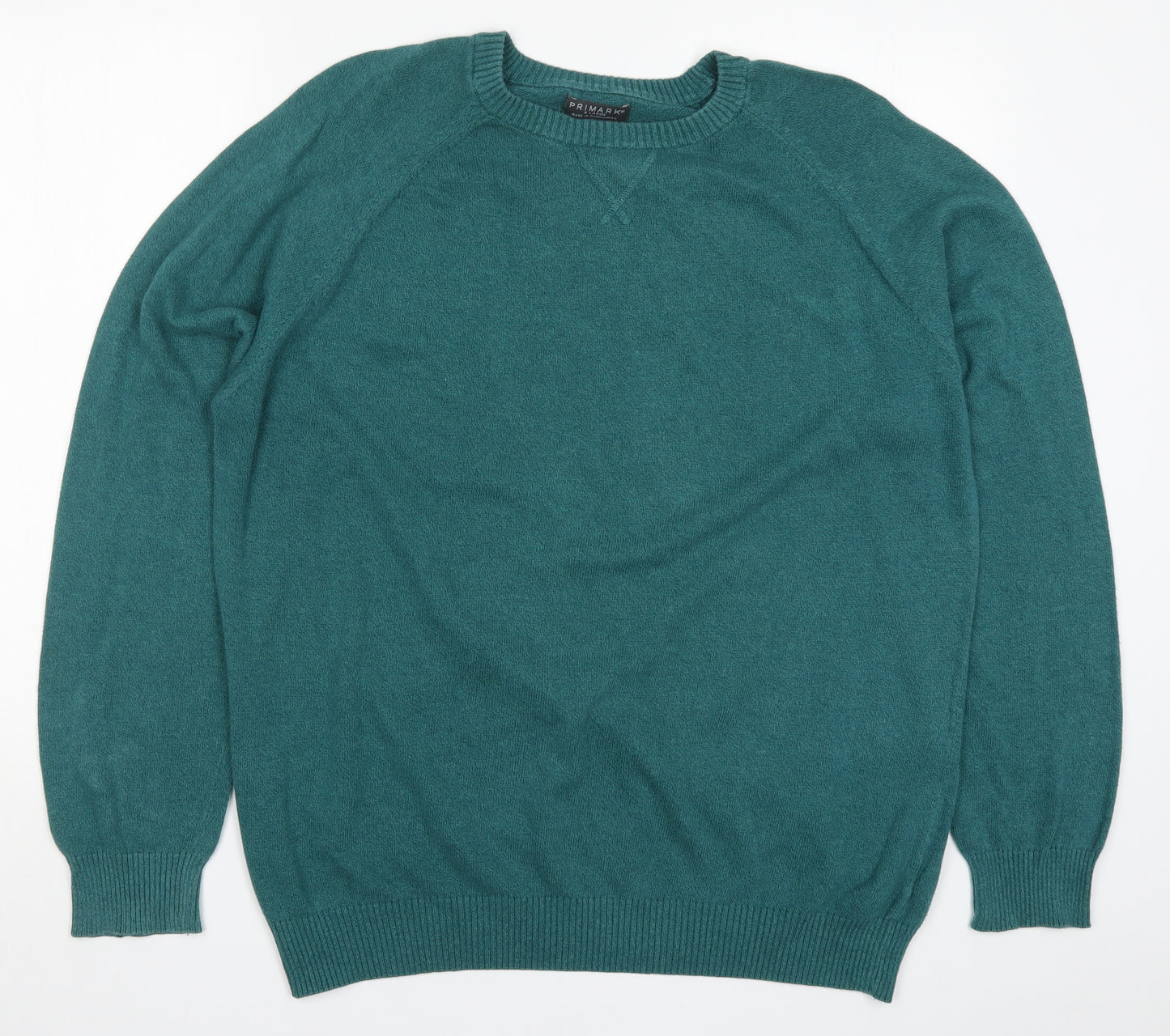 Primark Mens Blue  Knit Pullover Jumper Size XL
