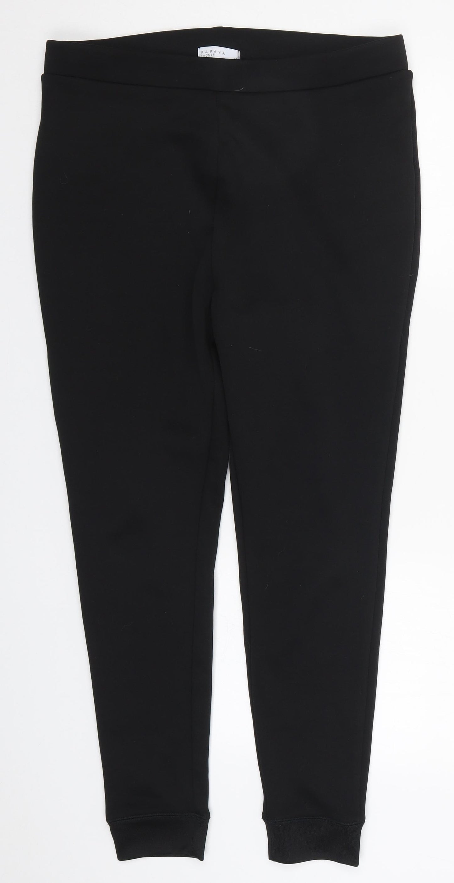 Papaya Womens Black   Carrot Leggings Size 16 L27 in